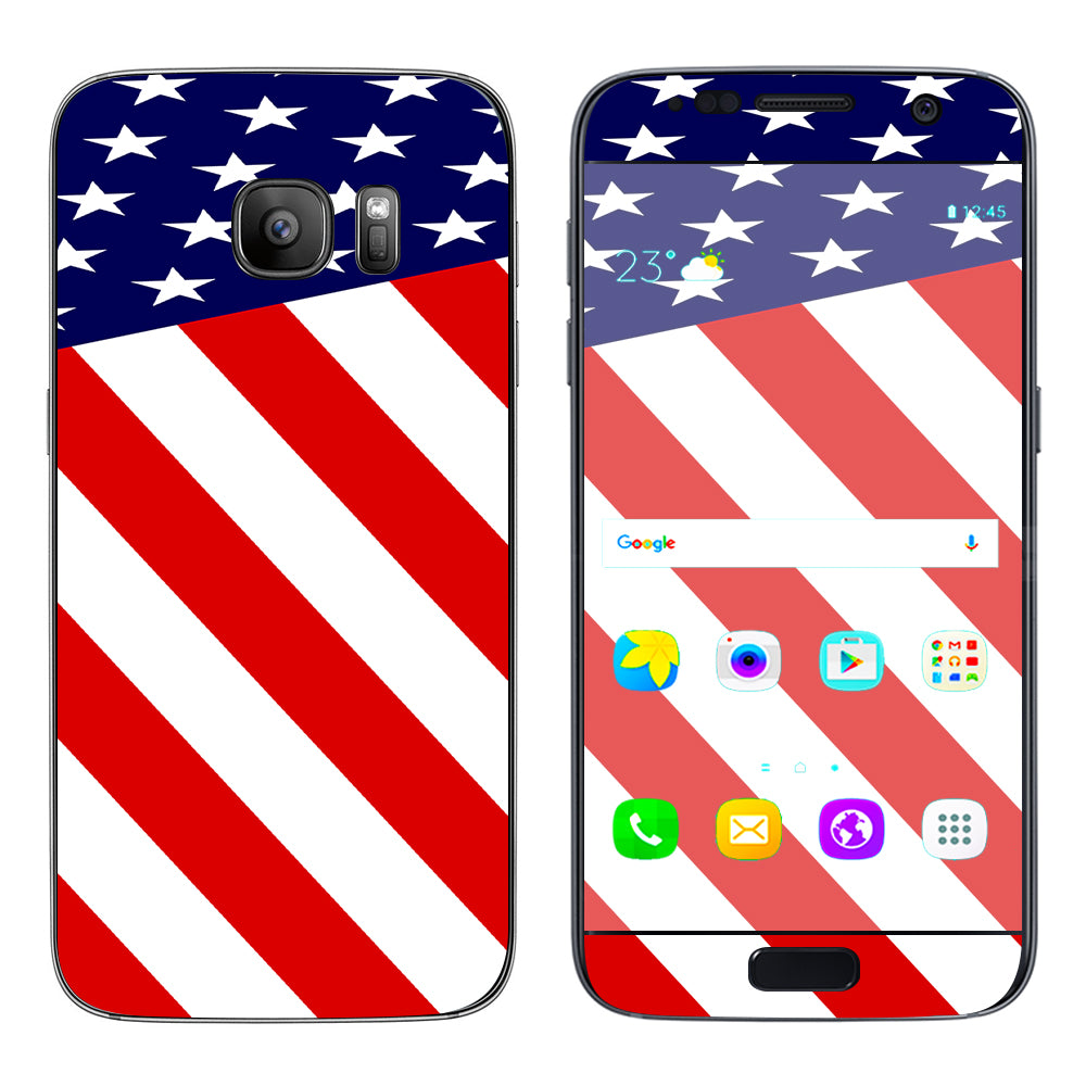  American Flag Usa Samsung Galaxy S7 Skin