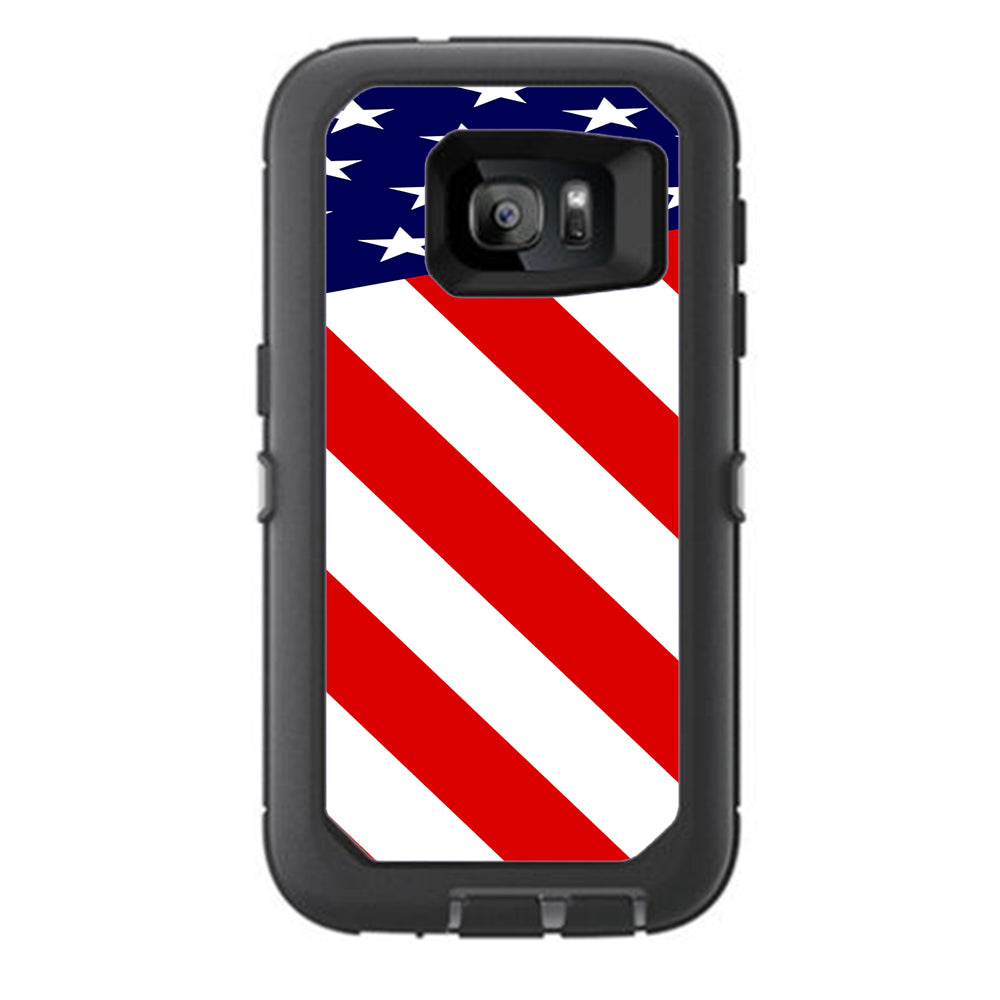  American Flag Usa Otterbox Defender Samsung Galaxy S7 Skin