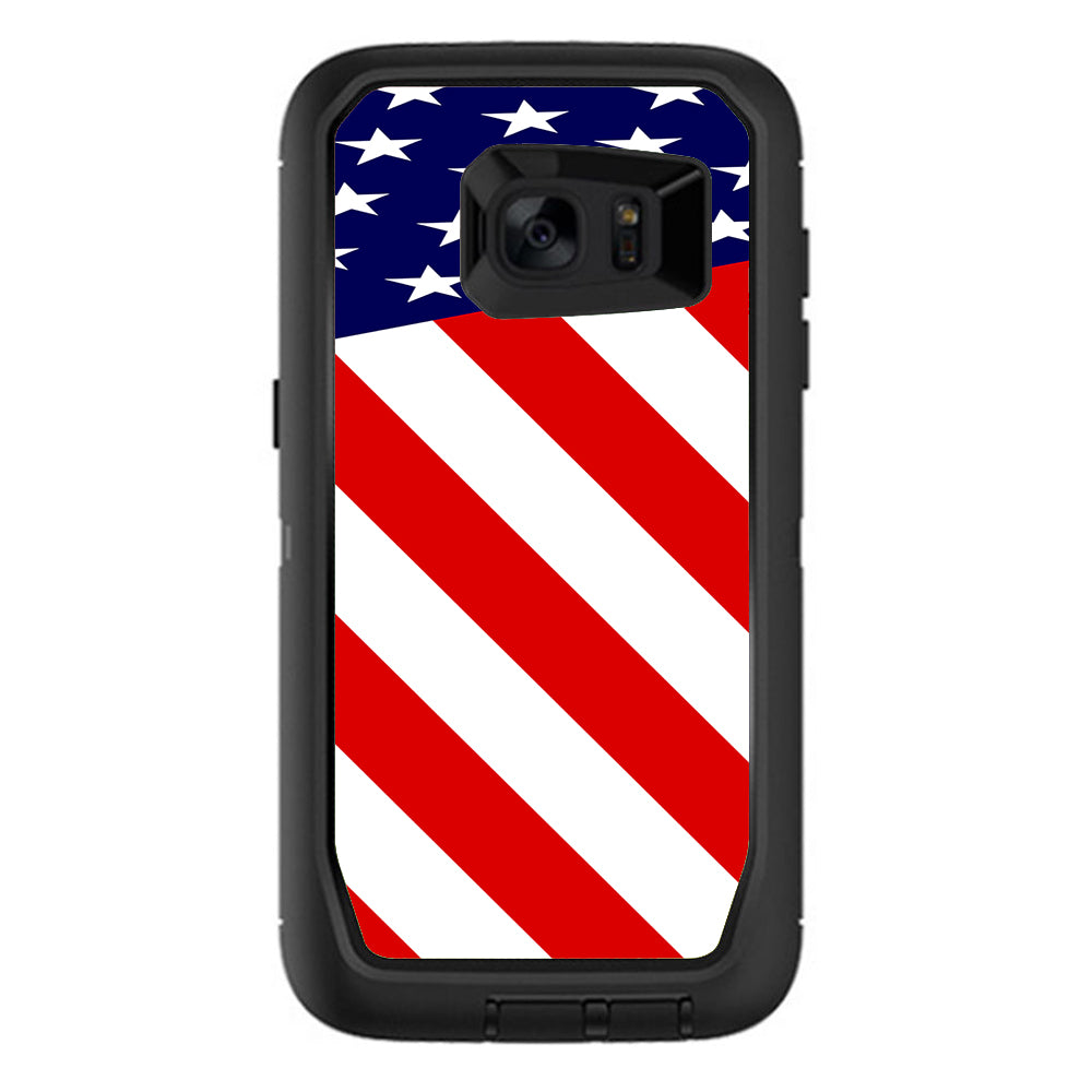  American Flag Usa Otterbox Defender Samsung Galaxy S7 Edge Skin