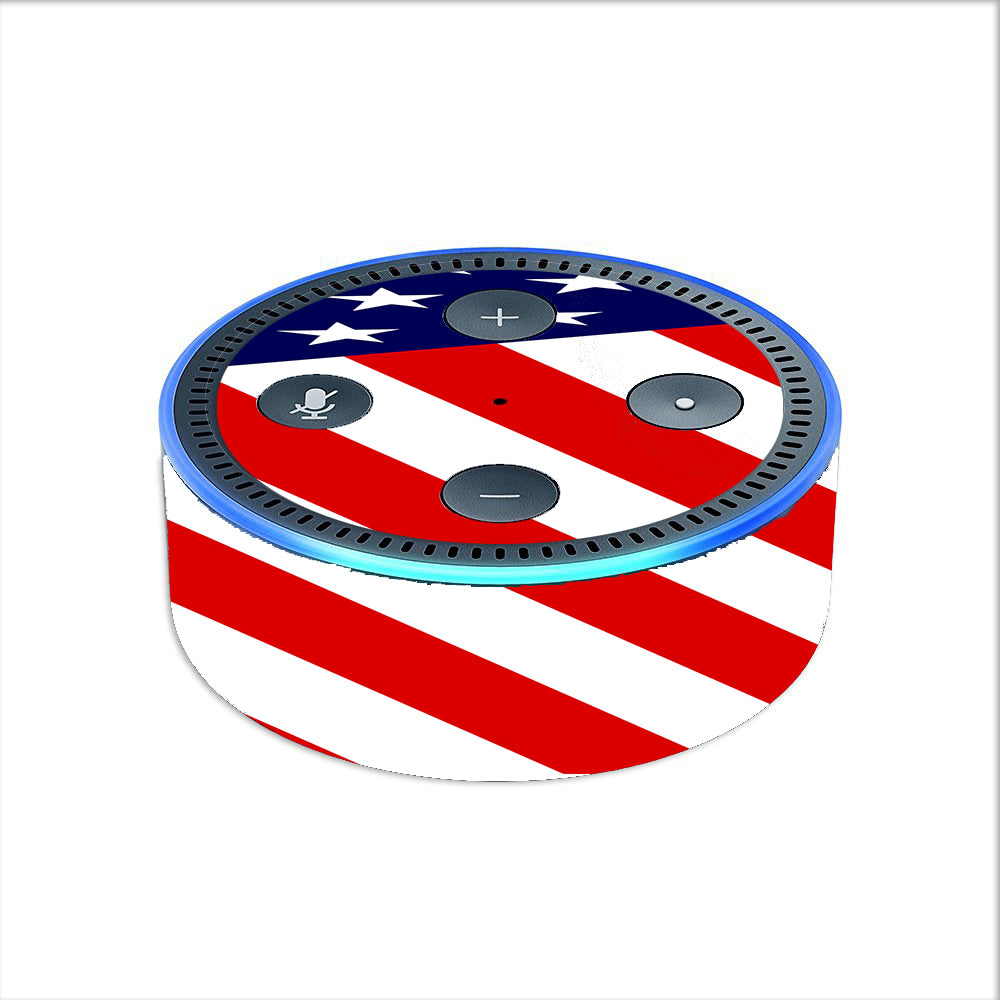  American Flag Usa Amazon Echo Dot 2nd Gen Skin