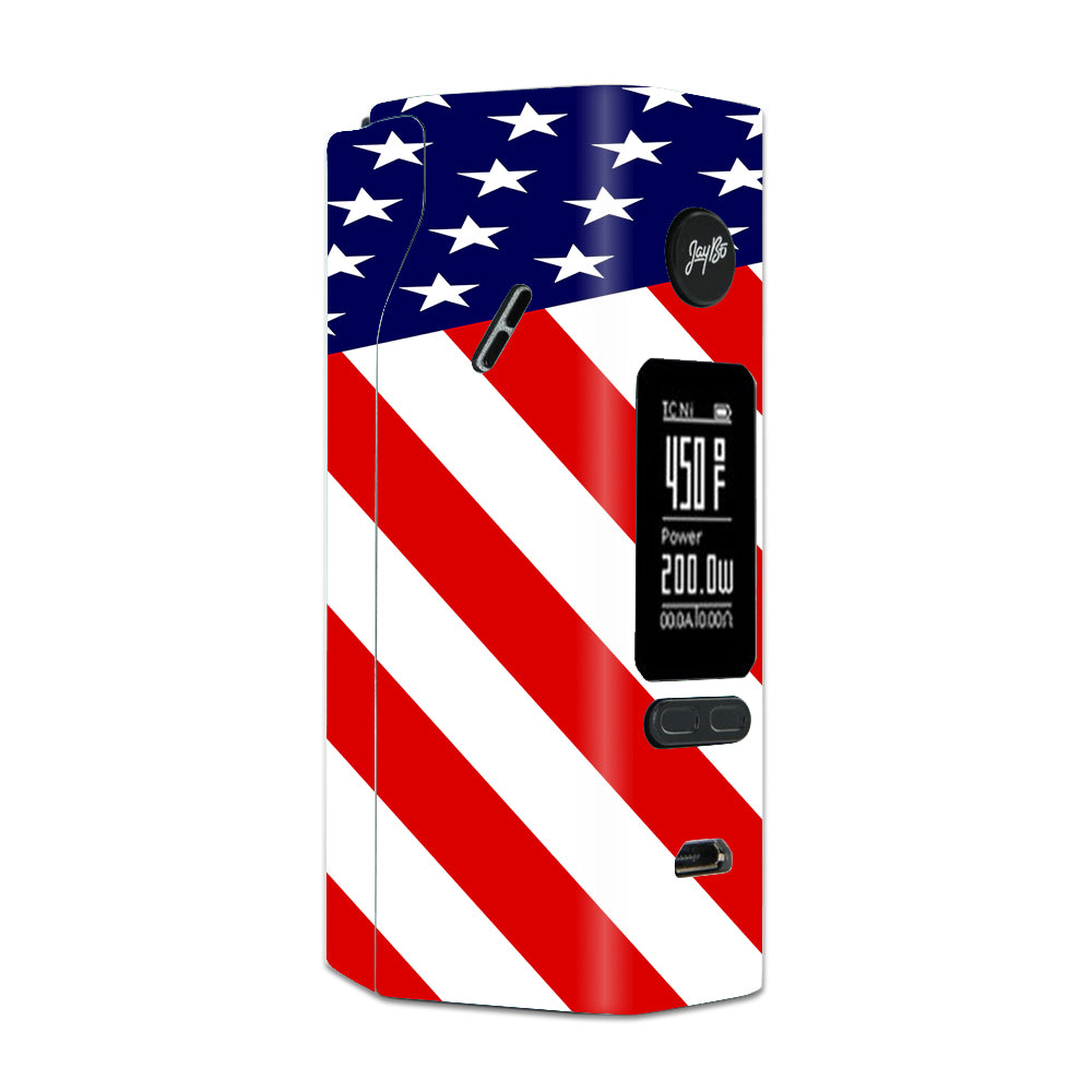  American Flag Usa Wismec Reuleaux RX 2/3 combo kit Skin