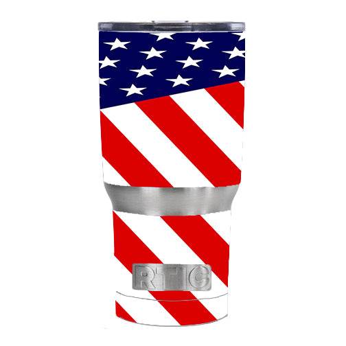  American Flag Usa RTIC 20oz Tumbler Skin