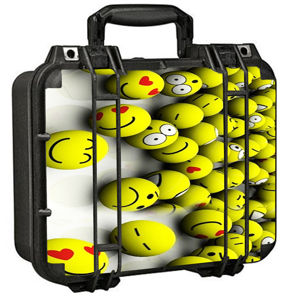  Tennis Balls Happy Faces Pelican Case 1400 Skin