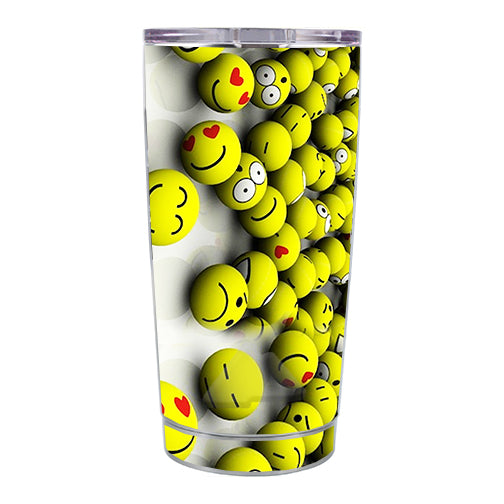  Tennis Balls Happy Faces Ozark Trail 20oz Tumbler Skin
