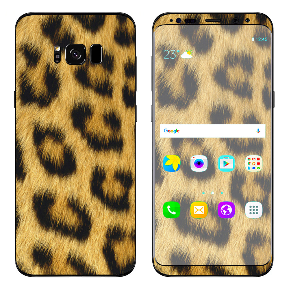  Cheetah Print Samsung Galaxy S8 Skin