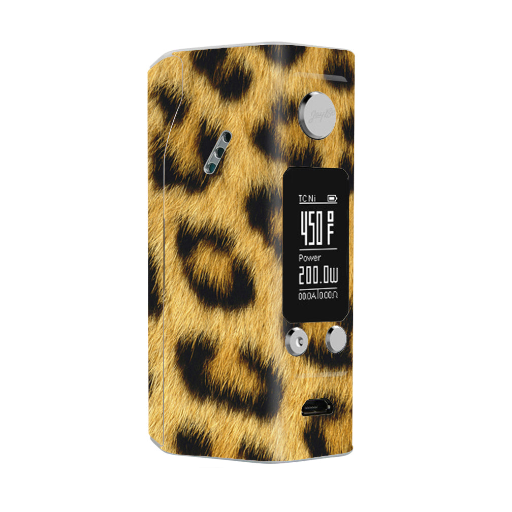  Cheetah Print Wismec Reuleaux RX200S Skin