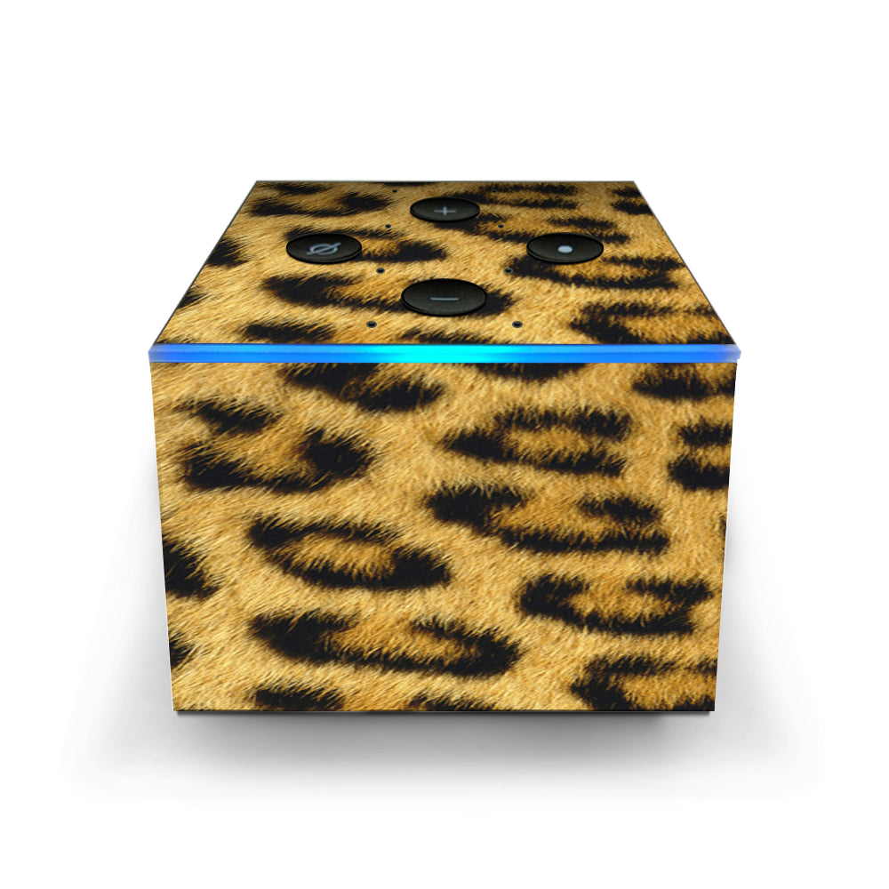  Cheetah Print Amazon Fire TV Cube Skin