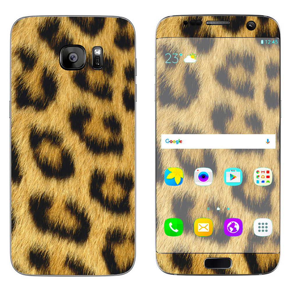  Cheetah Print Samsung Galaxy S7 Edge Skin