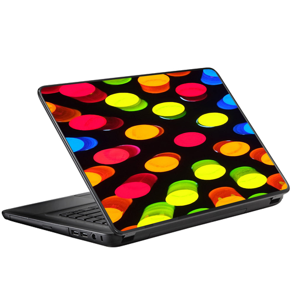 Polka Dot Blur Universal 13 to 16 inch wide laptop Skin