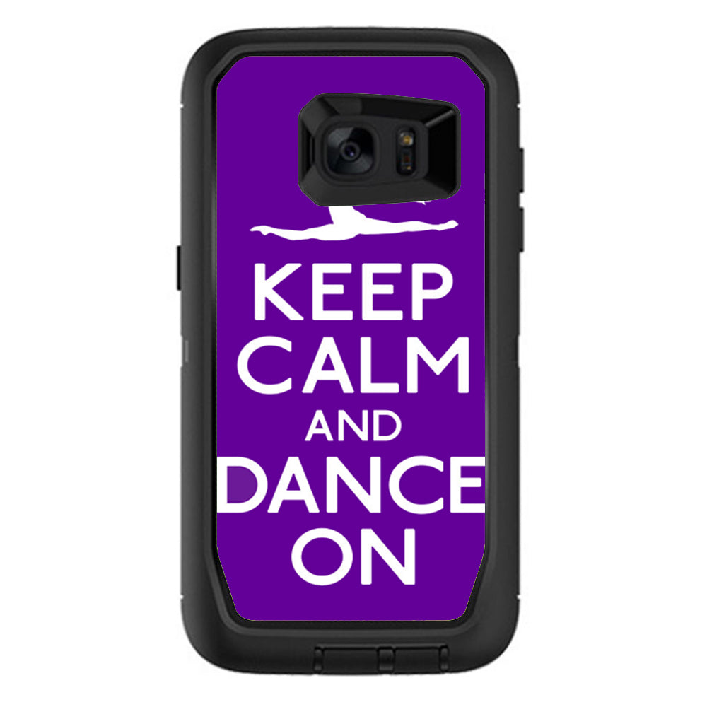  Keep Calm Dance On Otterbox Defender Samsung Galaxy S7 Edge Skin