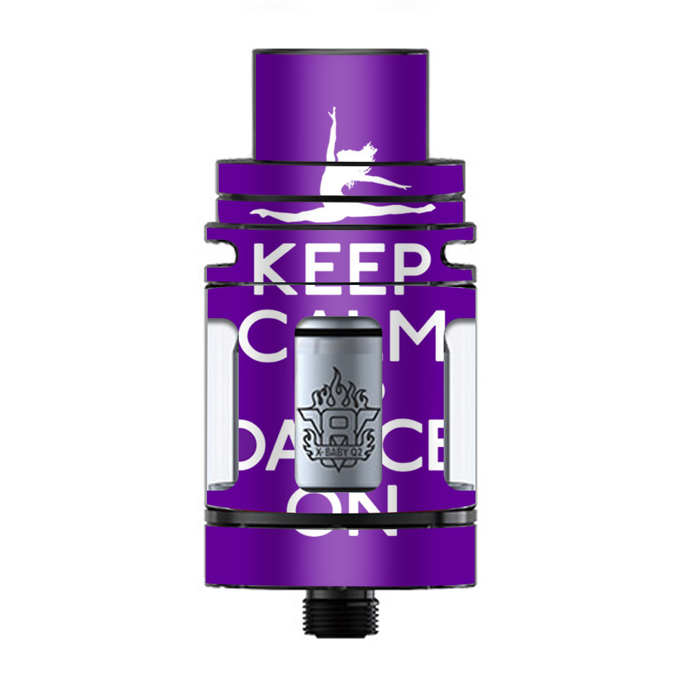  Keep Calm Dance On TFV8 X-baby Tank Smok Skin
