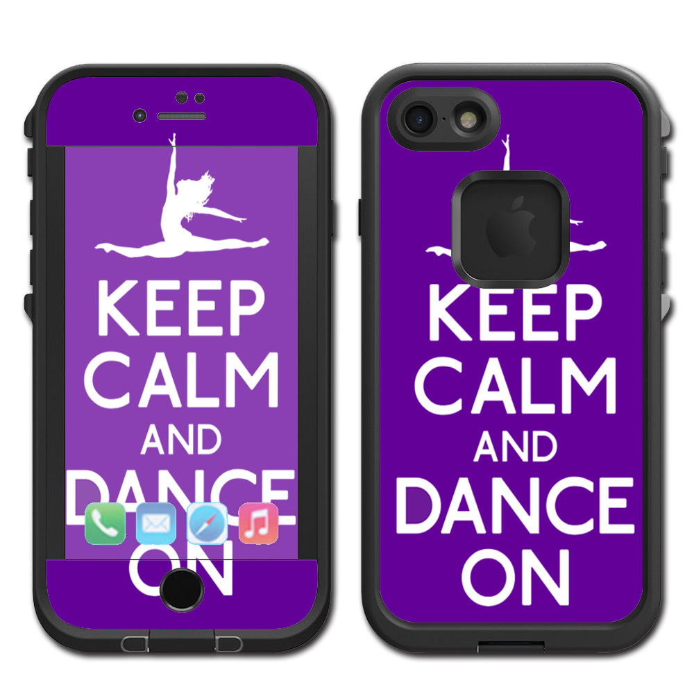  Keep Calm Dance On Lifeproof Fre iPhone 7 or iPhone 8 Skin