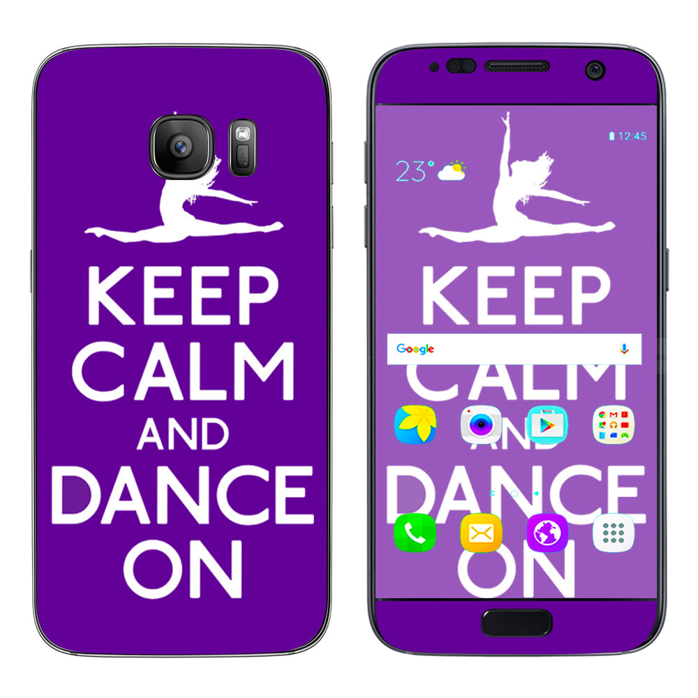  Keep Calm Dance On Samsung Galaxy S7 Skin