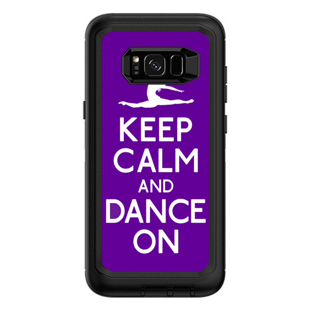  Keep Calm Dance On Otterbox Defender Samsung Galaxy S8 Plus Skin