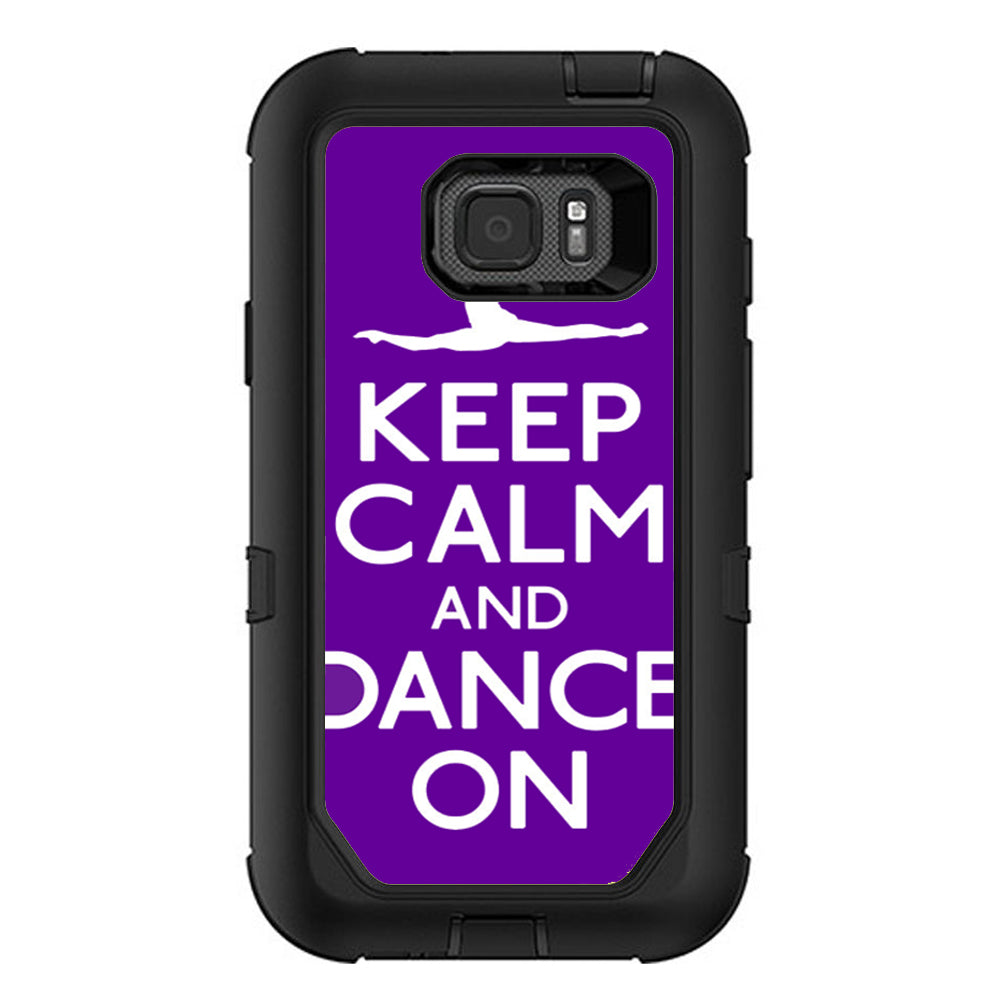  Keep Calm Dance On Otterbox Defender Samsung Galaxy S7 Active Skin