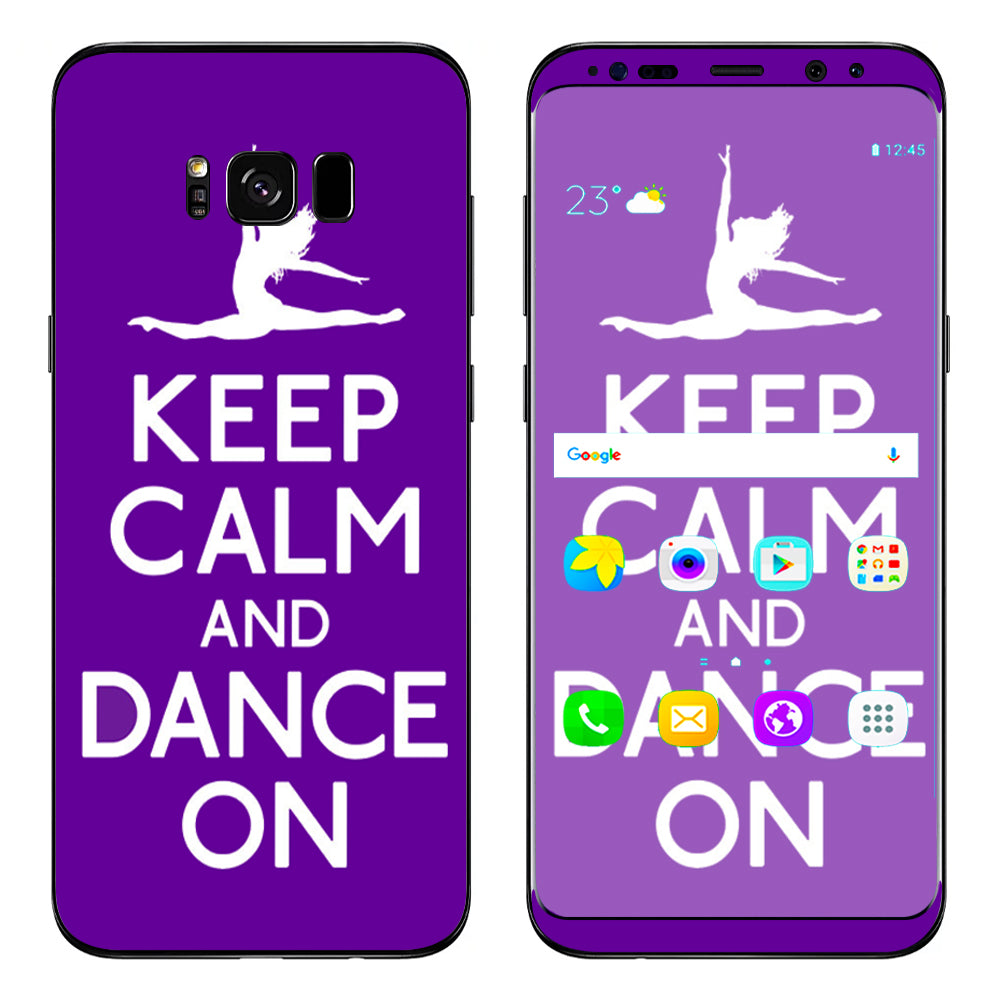  Keep Calm Dance On Samsung Galaxy S8 Plus Skin