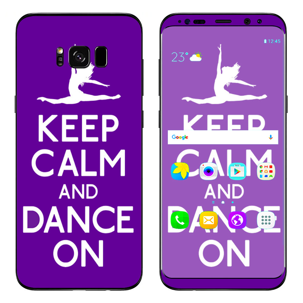  Keep Calm Dance On Samsung Galaxy S8 Skin