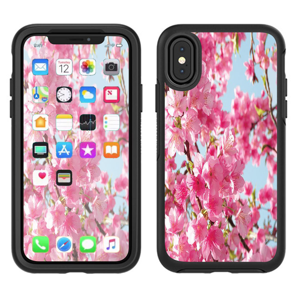  Cherry Blossom Otterbox Defender Apple iPhone X Skin