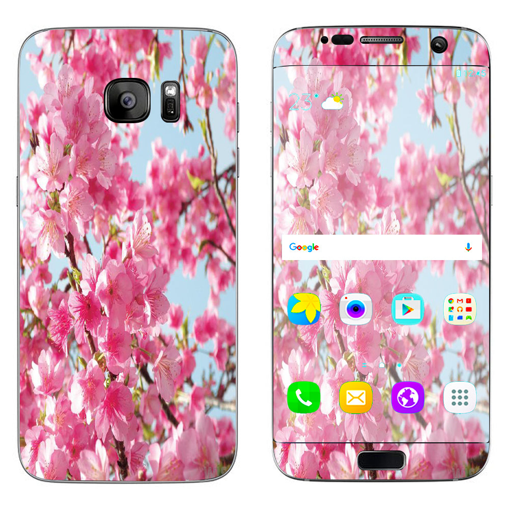  Cherry Blossom Samsung Galaxy S7 Edge Skin