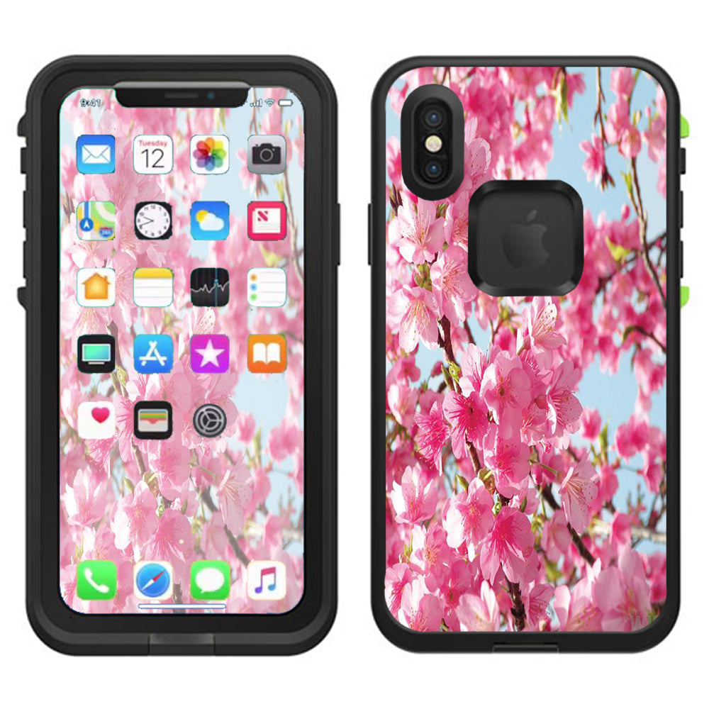  Cherry Blossom Lifeproof Fre Case iPhone X Skin