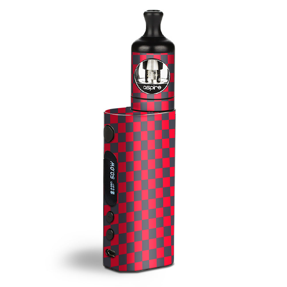  Red Gray Checkers Aspire Zelos Skin