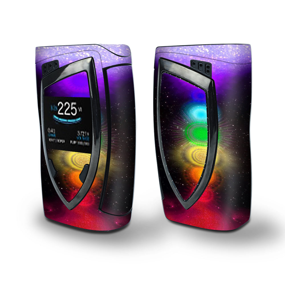 Skin Decal Vinyl Wrap for Smok Devilkin Kit 225w Vape (includes TFV12 Prince Tank Skins) skins cover / Northern Lights