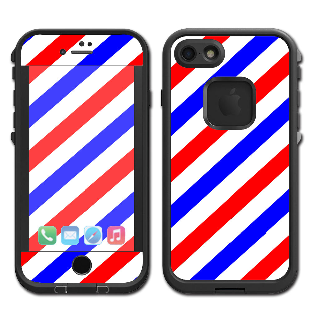  Barber Shop Poll Lifeproof Fre iPhone 7 or iPhone 8 Skin