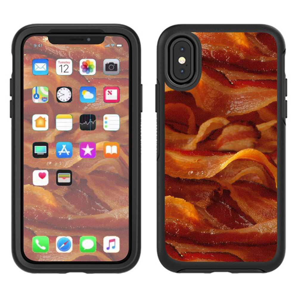  Bacon  Crispy Yum Otterbox Defender Apple iPhone X Skin