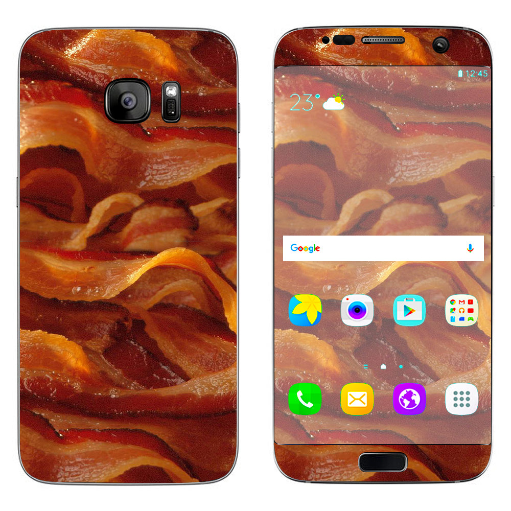  Bacon  Crispy Yum Samsung Galaxy S7 Edge Skin
