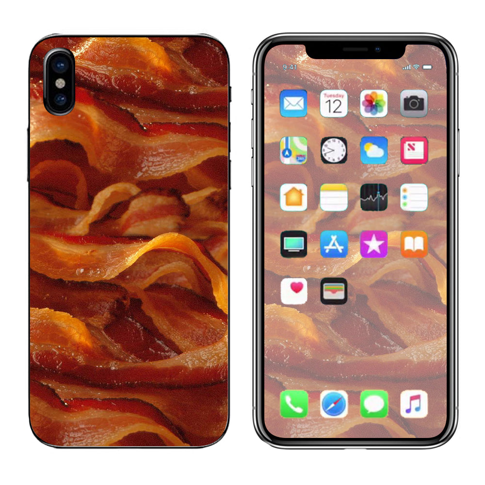  Bacon  Crispy Yum Apple iPhone X Skin