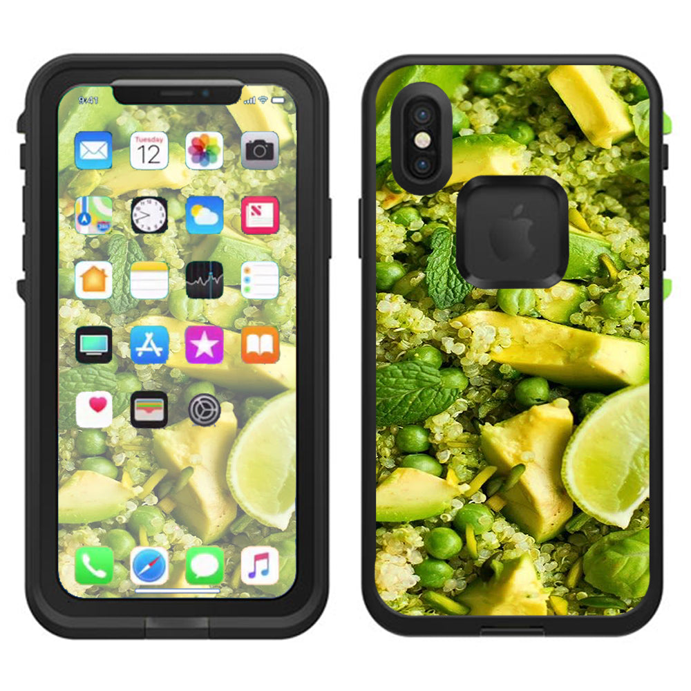  Avocado Salad Vegan  Lifeproof Fre Case iPhone X Skin