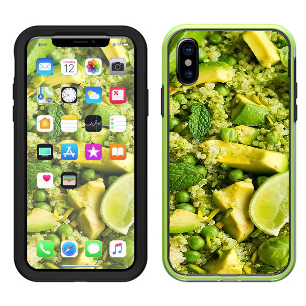  Avocado Salad Vegan  Lifeproof Slam Case iPhone X Skin