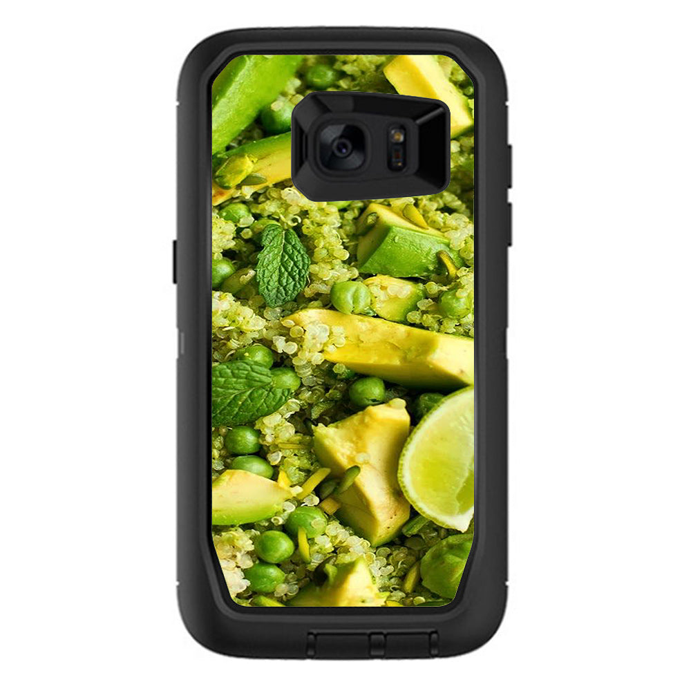  Avocado Salad Vegan Otterbox Defender Samsung Galaxy S7 Edge Skin