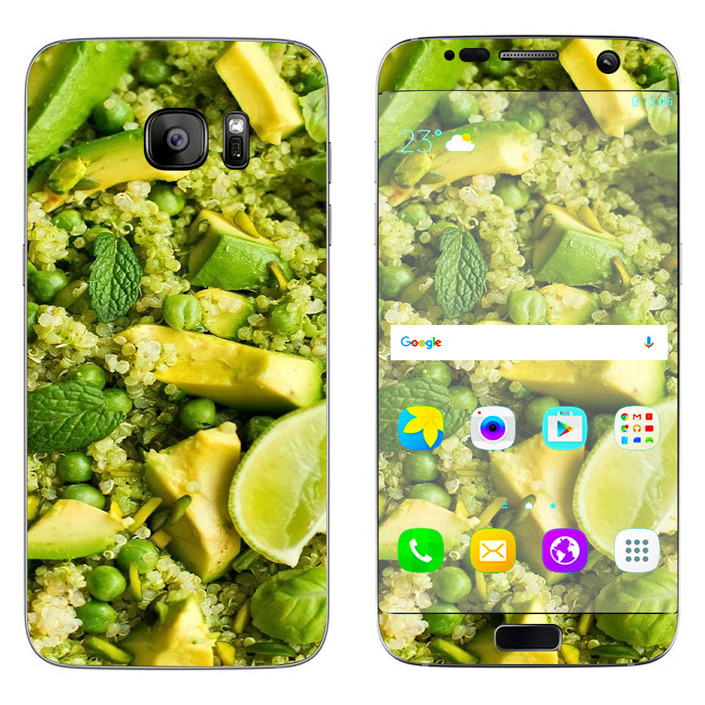  Avocado Salad Vegan  Samsung Galaxy S7 Edge Skin