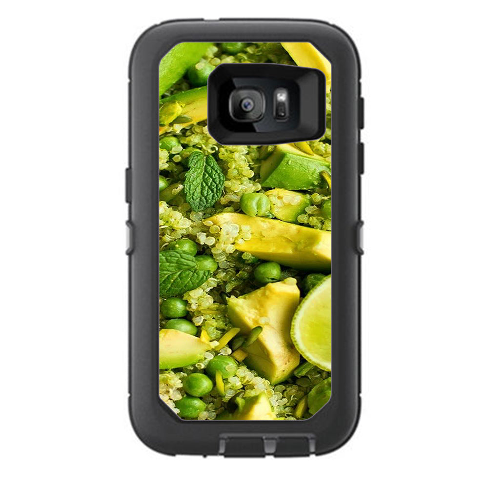  Avocado Salad Vegan Otterbox Defender Samsung Galaxy S7 Skin