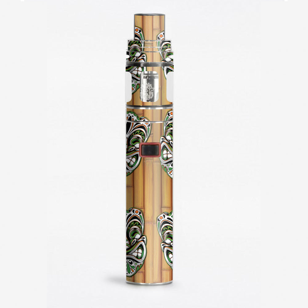  Tiki Faces On Bamboo Smok Stick X8 Skin