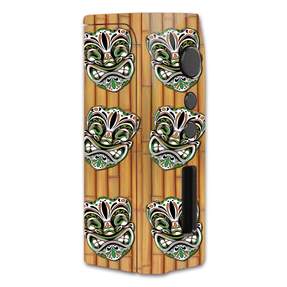  Tiki Faces On Bamboo Pioneer4You iPVD2 75W Skin