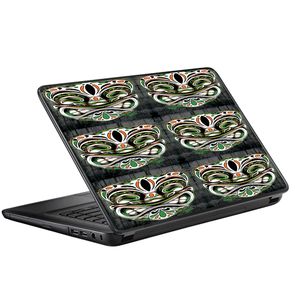  Tiki Faces Universal 13 to 16 inch wide laptop Skin