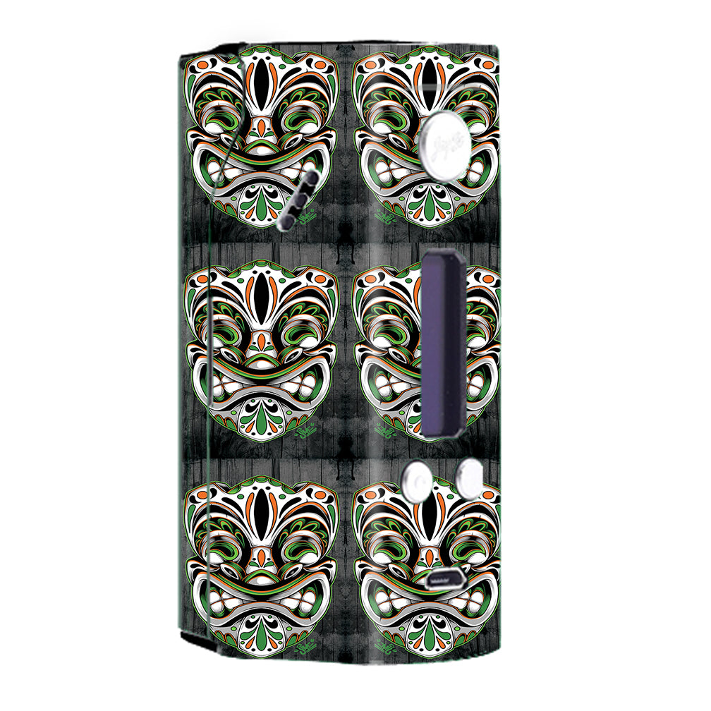  Tiki Faces Wismec Reuleaux RX200  Skin