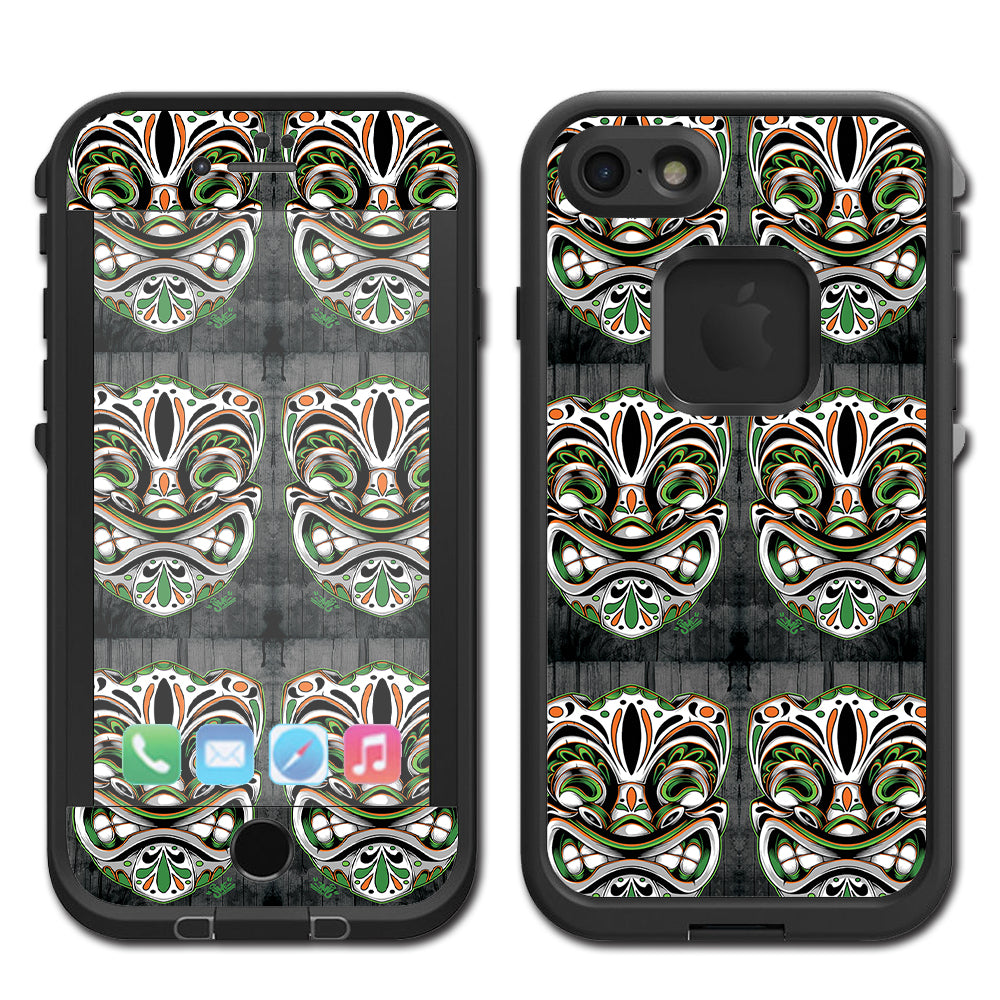  Tiki Faces Lifeproof Fre iPhone 7 or iPhone 8 Skin