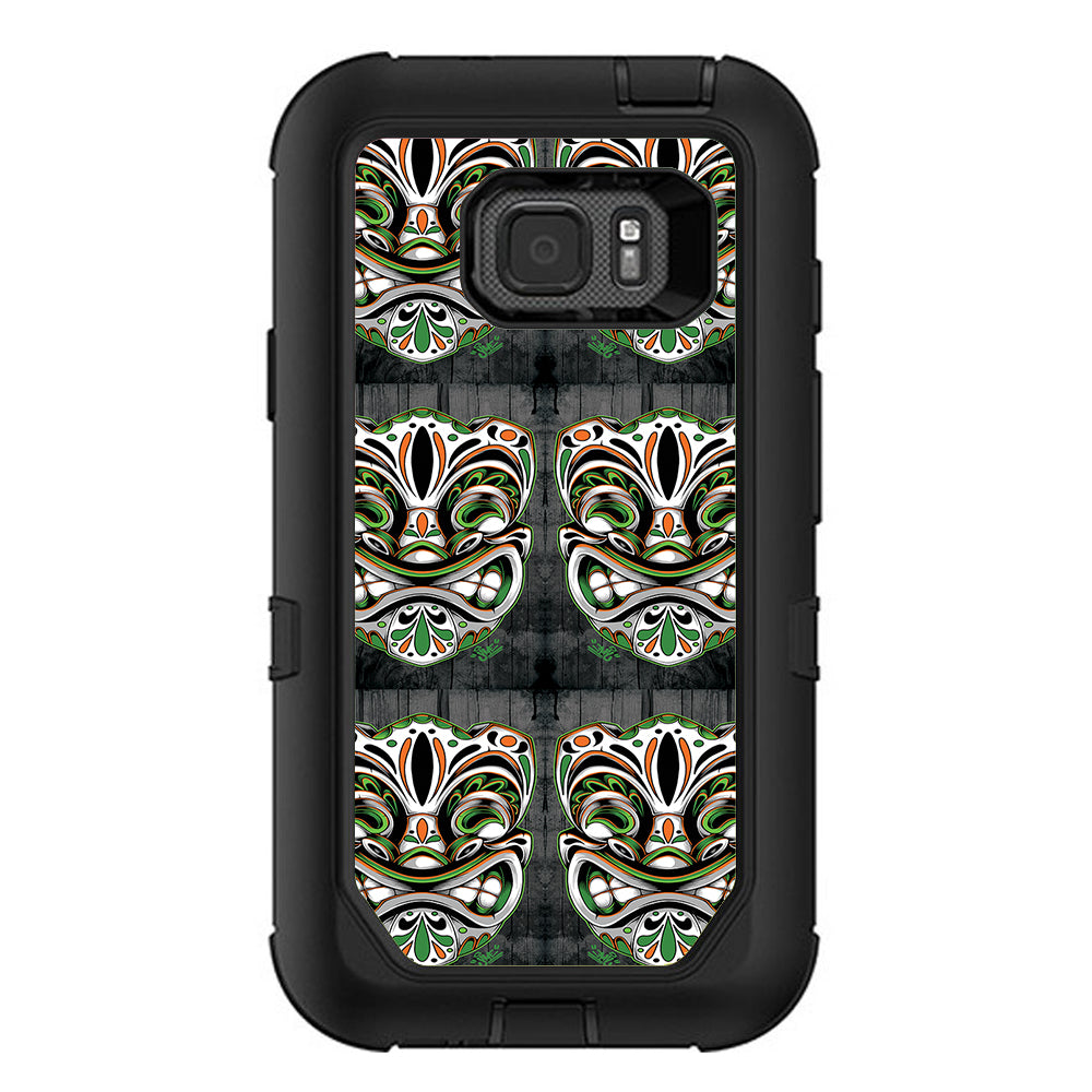  Tiki Faces Otterbox Defender Samsung Galaxy S7 Active Skin