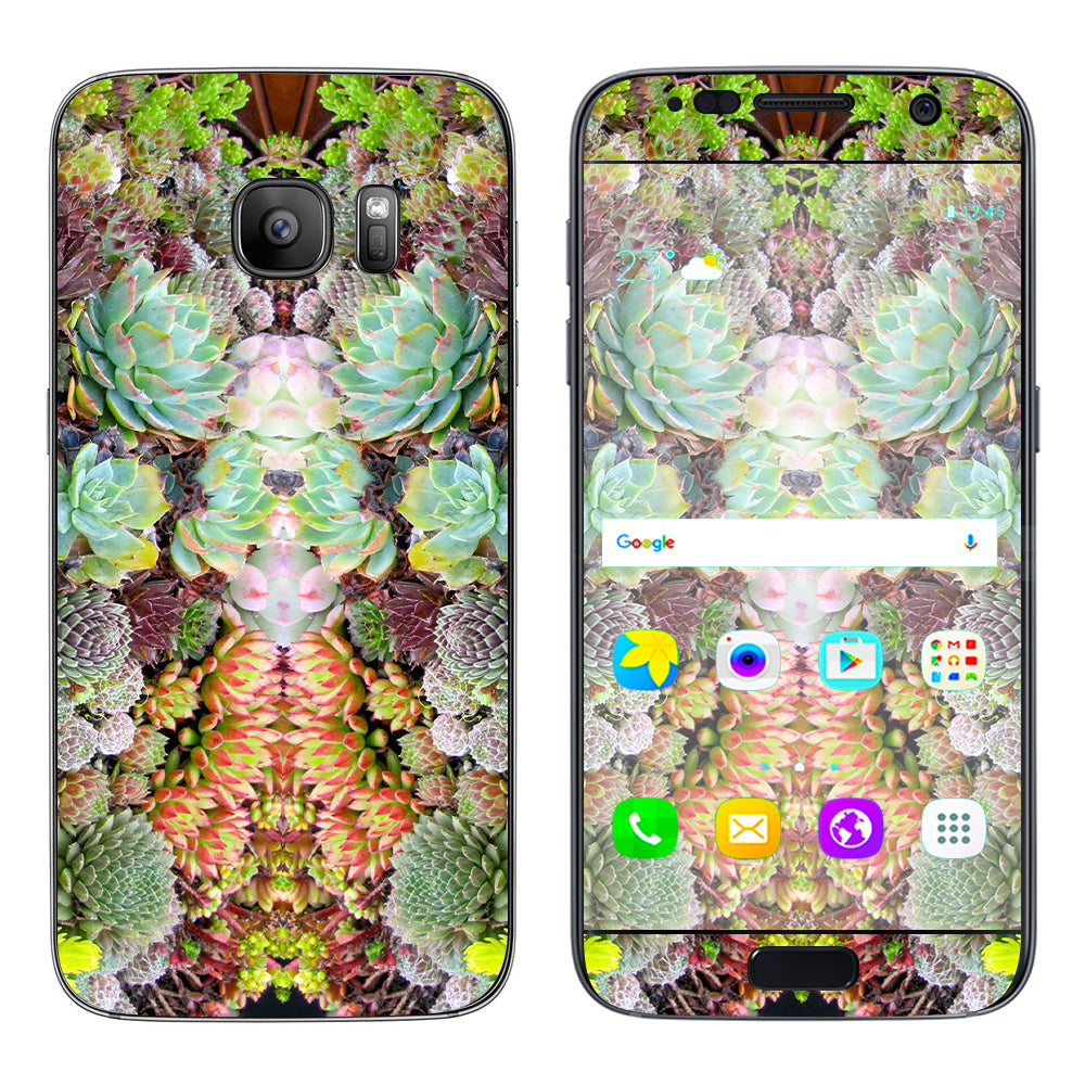  Succulents Floral  Samsung Galaxy S7 Skin