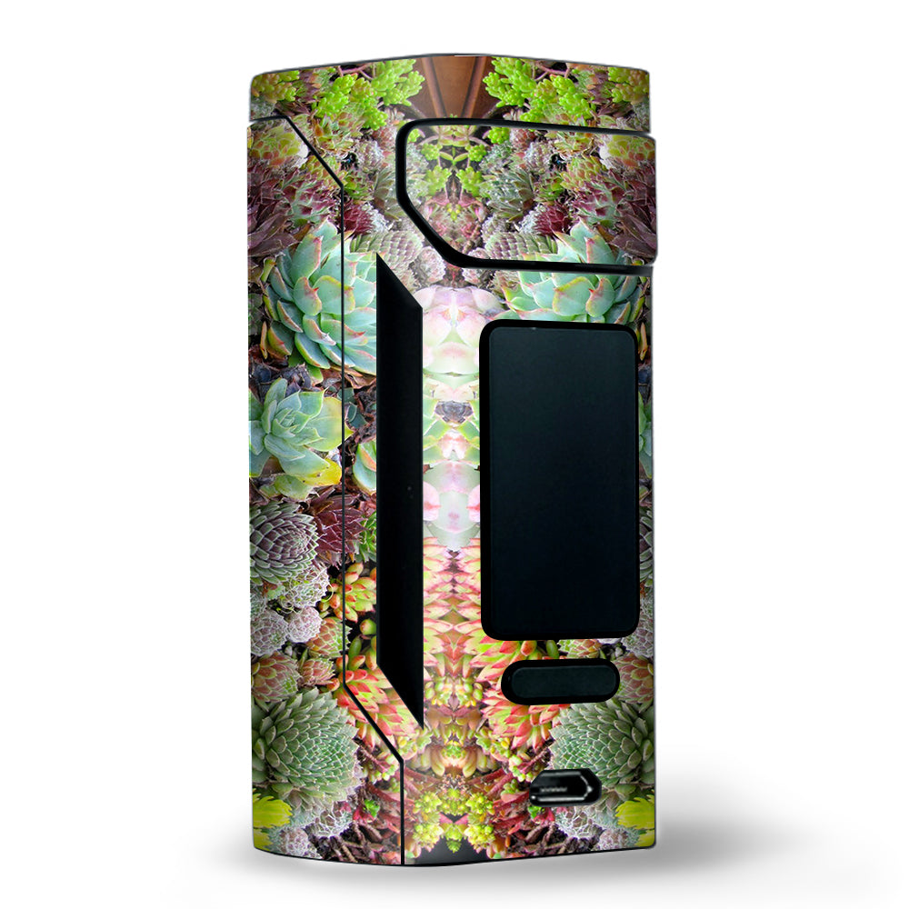  Succulents Floral  Wismec RX2 20700 Skin