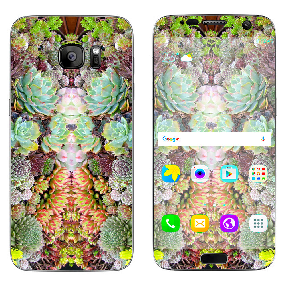  Succulents Floral  Samsung Galaxy S7 Edge Skin