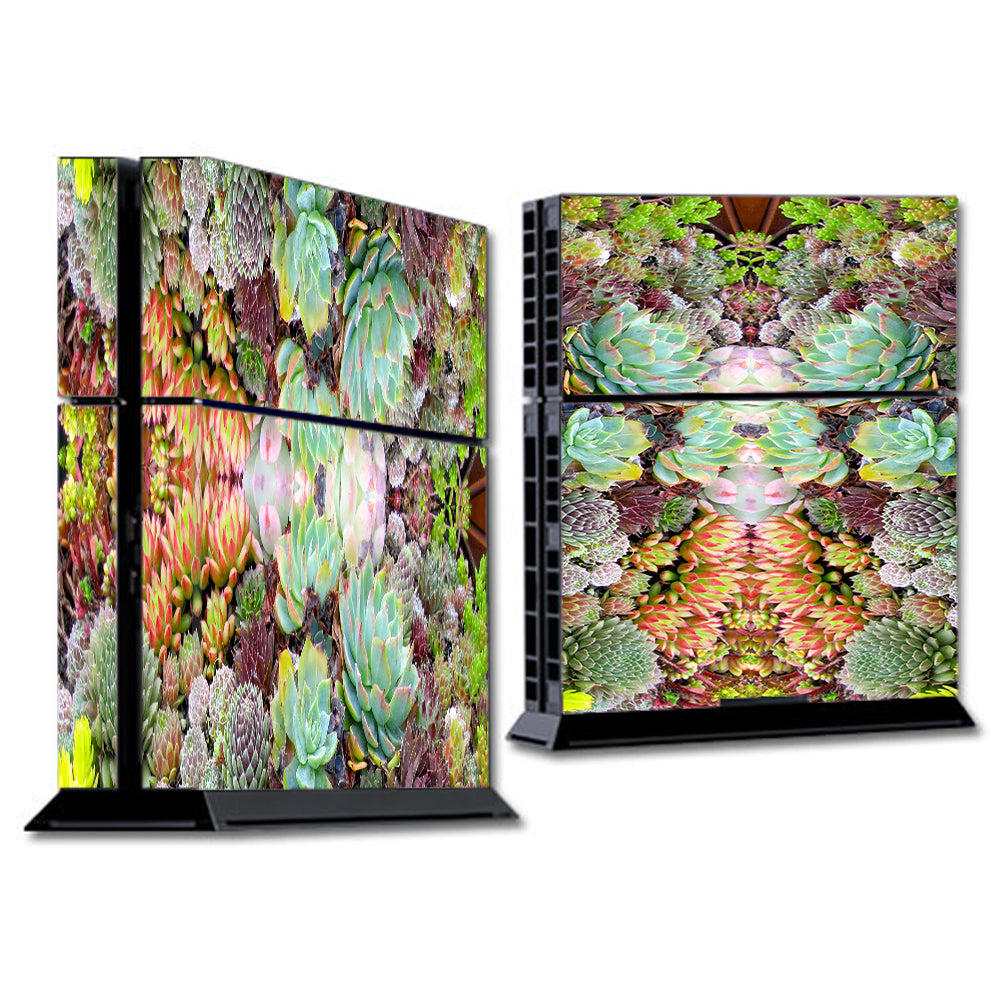  Succulents Floral  Sony Playstation PS4 Skin