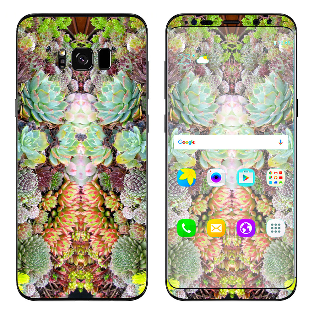  Succulents Floral  Samsung Galaxy S8 Skin