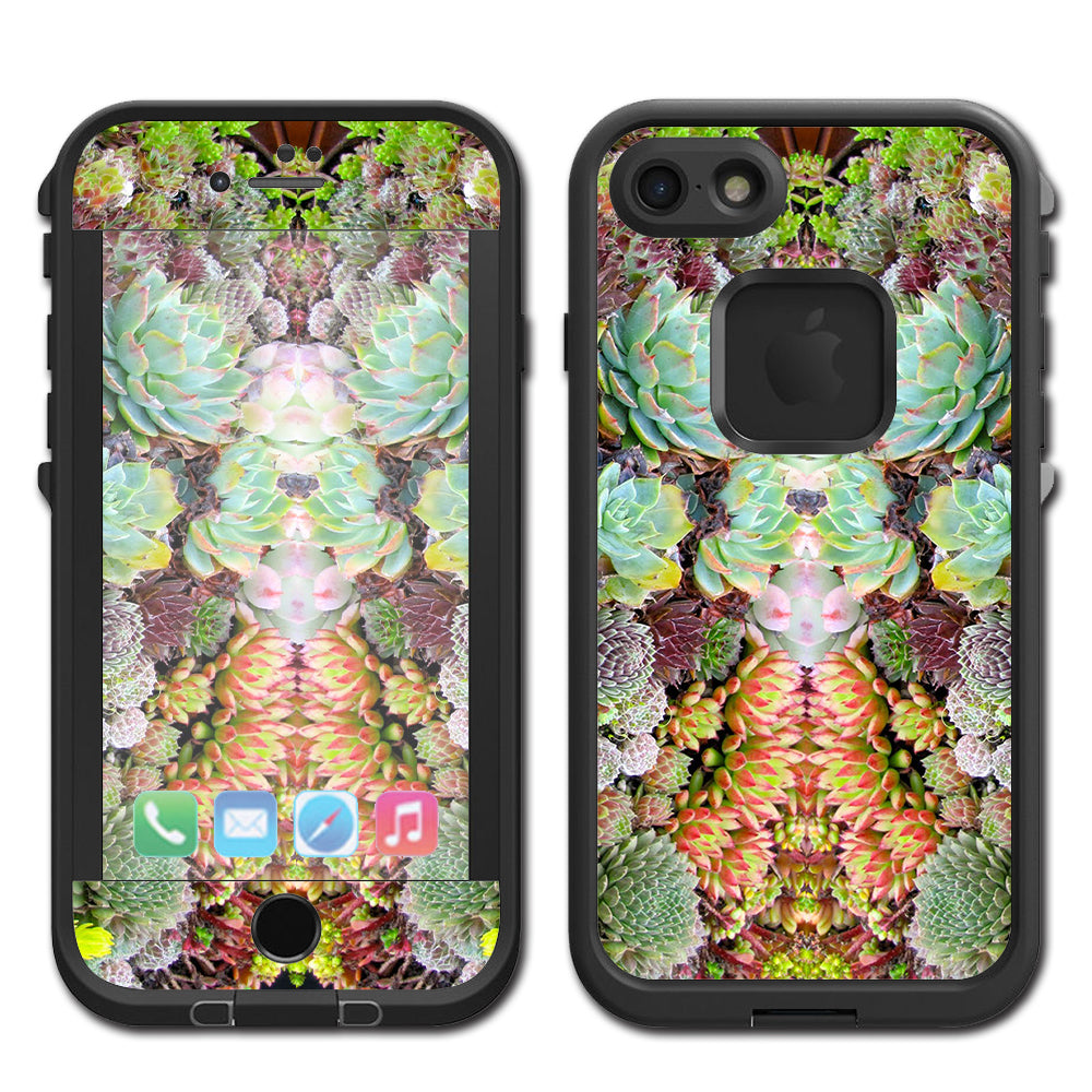  Succulents Floral Lifeproof Fre iPhone 7 or iPhone 8 Skin