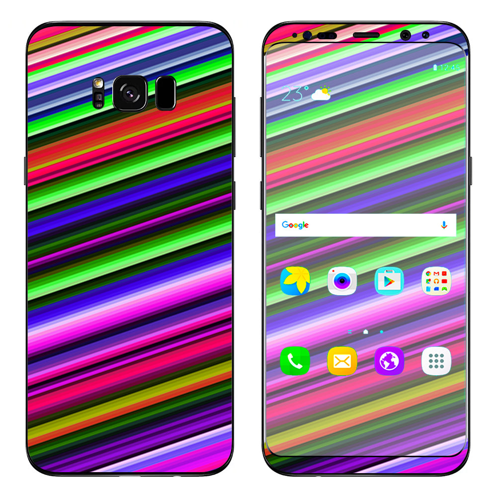   Bright Stripes Samsung Galaxy S8 Skin