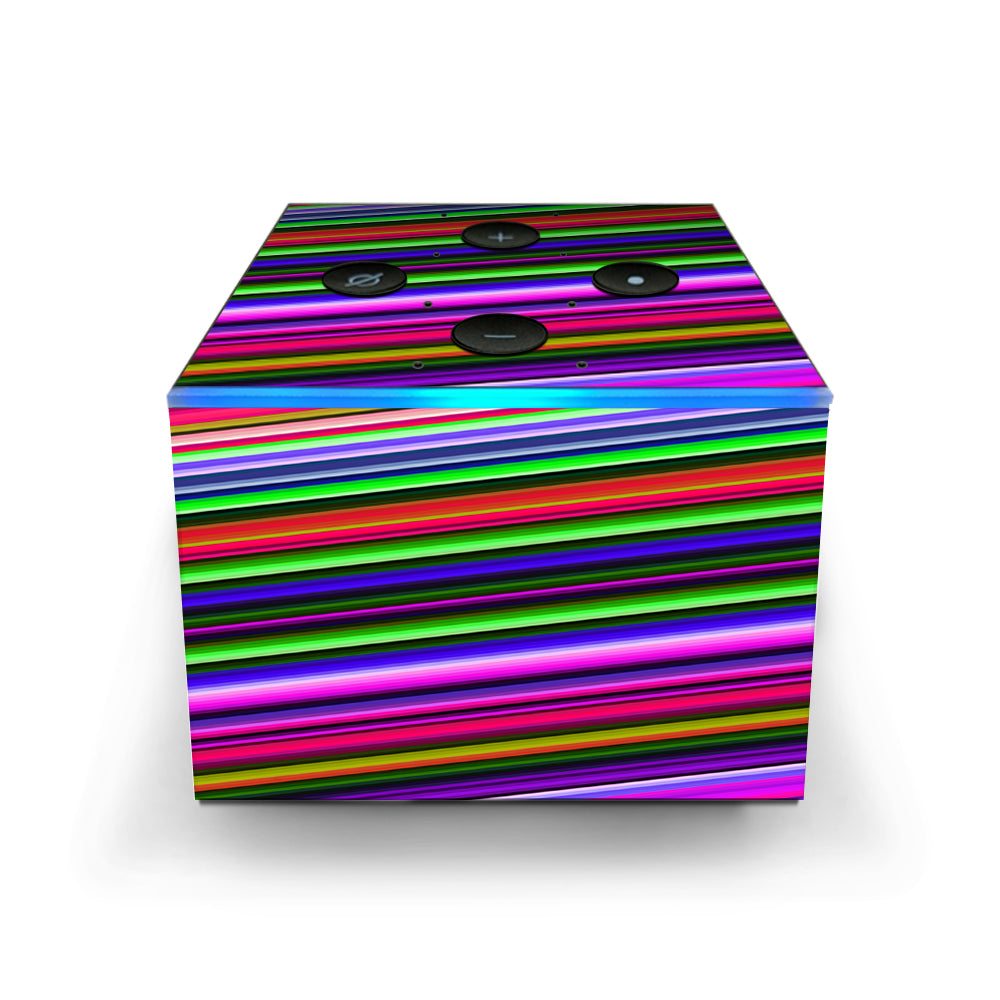   Bright Stripes Amazon Fire TV Cube Skin