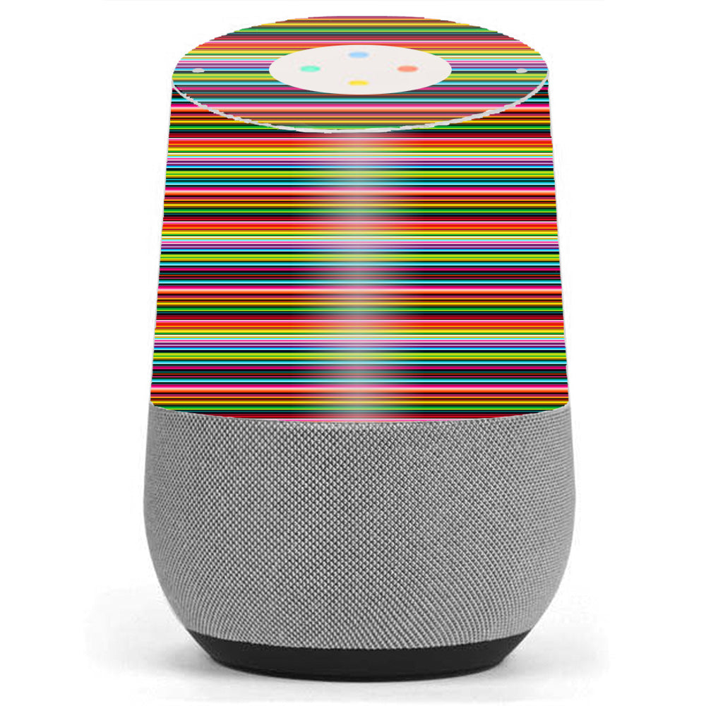  Color Stripes Google Home Skin